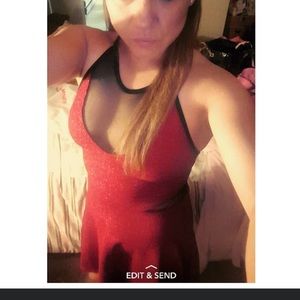 Beautiful black & red sexy dress